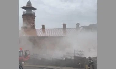 Tbilisi Cümə məscidinin ərazisində yanğın baş verib VİDEO