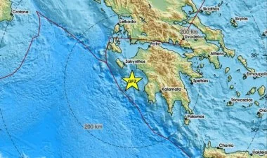 Yunanıstanın cənubunda güclü zəlzələ baş verib