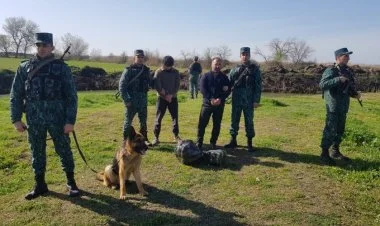 Dövlət sərhədini pozmağa cəhd edən şəxslər saxlanılıb