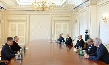 İlham Əliyev Beqlovu qəbul etdi