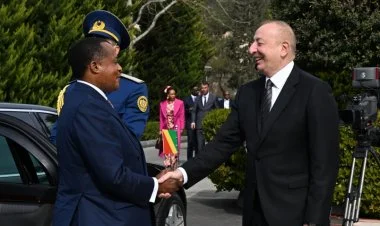 Konqo Prezidenti Deni Sassu-Nqessonun Bakı səfəri FOTO/VİDEO