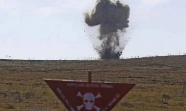 Erməni hərbçisi özləri basdırdığı minaya düşdü
