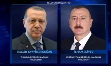 R.T. Ərdoğan İlham Əliyevə zəng edib