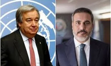 Hakan Fidan və Antonio Quterreş telefonla danışıblar