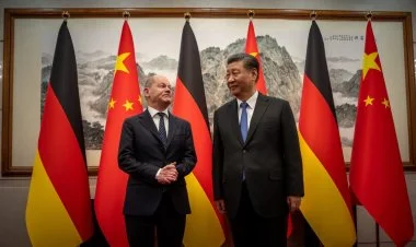 Almaniya kansleri Olaf Şolts Çinə 3 günlük səfərə gəlib