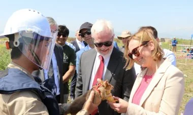 ABŞ səfiri Ağdamın işğaldan azad edilmiş ərazisində olub