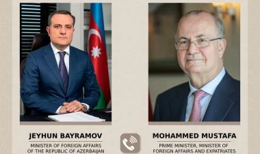 Ceyhun Bayramov Fələstin Dövlətinin Baş naziri ilə danışıb