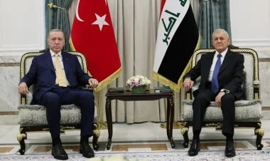 Ərdoğan İraq Prezidenti Əbdüllətif Rəşidlə təkbətək görüşüb