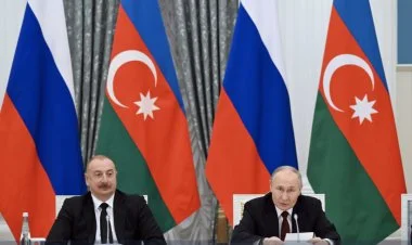 Putin və Əliyev BAM-ın veteranları və işçiləri ilə görüşüb