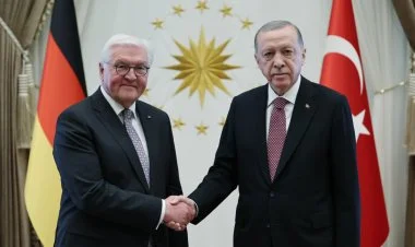 Almaniya və Türkiyə prezidentləri Ankarada görüşüb