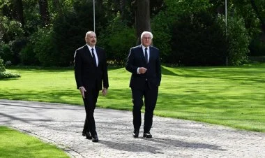 İlham Əliyevin Frank-Valter Ştaynmayer ilə görüşü olub FOTO