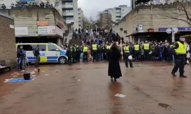 İsveçdə yenə Quran kitabı yandırılıb