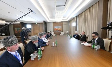 Prezident Şimali Qafqaz regionunun müftilərini qəbul etdi