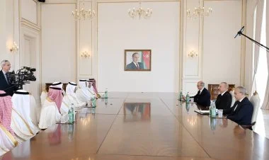 İlham Əliyev Səudiyyə Ərəbistanının nazirini qəbul edib