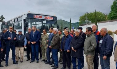 Laçında müntəzəm marşrut xətləri açılıb FOTO