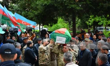 Şəhid Gülalı Dadaşovla vida mərasimi keçirilib