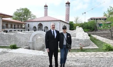 İlham Əliyev və xanımı  Qarabağda FOTO / VİDEO