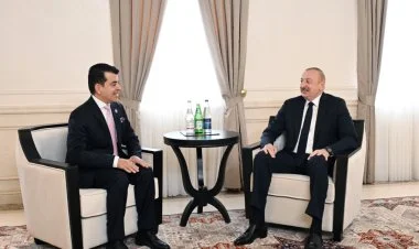 İlham Əliyev Şuşada ICESCO-nun Baş direktorunu qəbul etdi