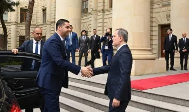 Ceyhun Bayramov Yan Borqu qəbul edib