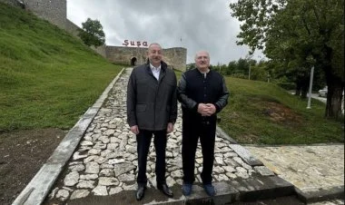 Lukaşenkonun Qarabağ səfəri VİDEO