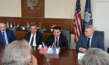 Hikmət Hacıyev ABŞ Sülh İnstitutunda çıxış etdi