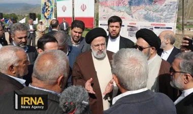 Rəisi avtomobil və dəmir yolu tranziti layihəsinə baş çəkdi