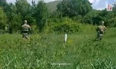 Kirants kəndində sərhəd dirəkləri quraşdırılıb YENİLƏNİB