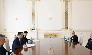 İlham Əliyev Özbəkistanın nazirini qəbul edib