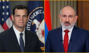 Paşinyan Mərkəzi Kəşfiyyat İdarəsinin məmuru ilə görüşüb
