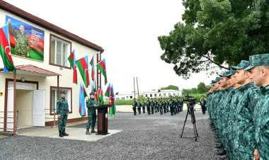Qubadlıda sərhədçilərin yaşayış binası istifadəyə verildi