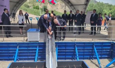 Laçında kiçik su elektrik stansiyasının təməli qoyulub