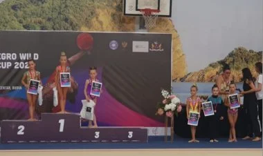 Gimnastlarımız beynəlxalq yarışda 9 medal qazanıblar
