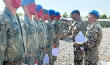 "Komando başlanğıc kursu"nun buraxılış mərasimi keçirilib