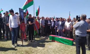 Siyəzəndə I Qarabağ müharibəsinin şəhidi ilə vida mərasimi