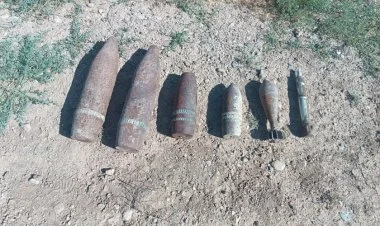 Kəngərli rayonunda partlamamış 6 ədəd mərmi aşkar edilib
