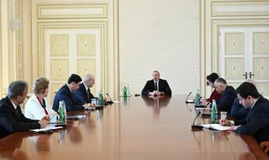 İlham Əliyev TÜRKPA-nın nümayəndə heyətini qəbul edib