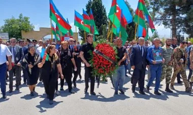 Gəncədə Birinci Qarabağ müharibəsinin şəhidi dəfn edildi