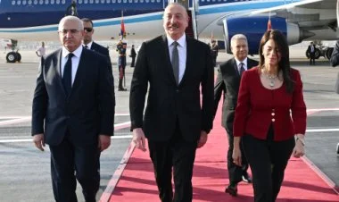 İlham Əliyev Misirə getdi