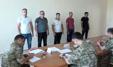 Naxçıvanda ehtiyatda olan hərbçilər orduya çağrıldı VİDEO