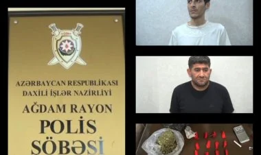 Ağdamda narkokuryer saxlanılıb