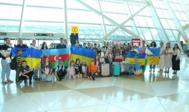 Ukraynadan daha 30 uşaq Azərbaycana gətirilib