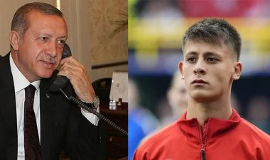 Ərdoğan oyundan sonra Arda Gülərlə danışıb