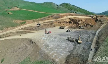 Xankəndi-Şuşa-Laçın avtomobil yolunun tikintisi FOTOREPORTAJ