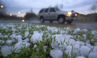 Bəzi rayonlara dolu düşüb
