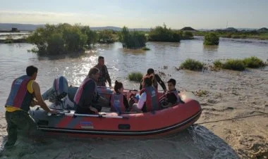 Hacıqabulda sel nəticəsində sakinlər təxliyə edilib