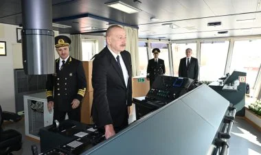 Prezident “Zəngilan” tankerini istismara verdi FOTO