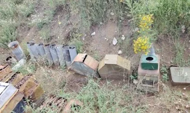 Xocalıda xeyli miqdarda sursat aşkar edilib FOTO