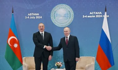 Astanada İlham Əliyev və Vladimir Putinin görüşü keçirilir