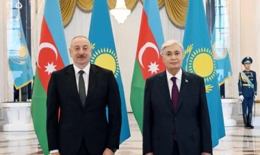 Azərbaycan və Qazaxıstan prezidentləri görüşüb