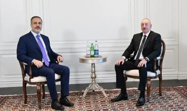 İlham Əliyev Şuşada Hakan Fidanı qəbul edib